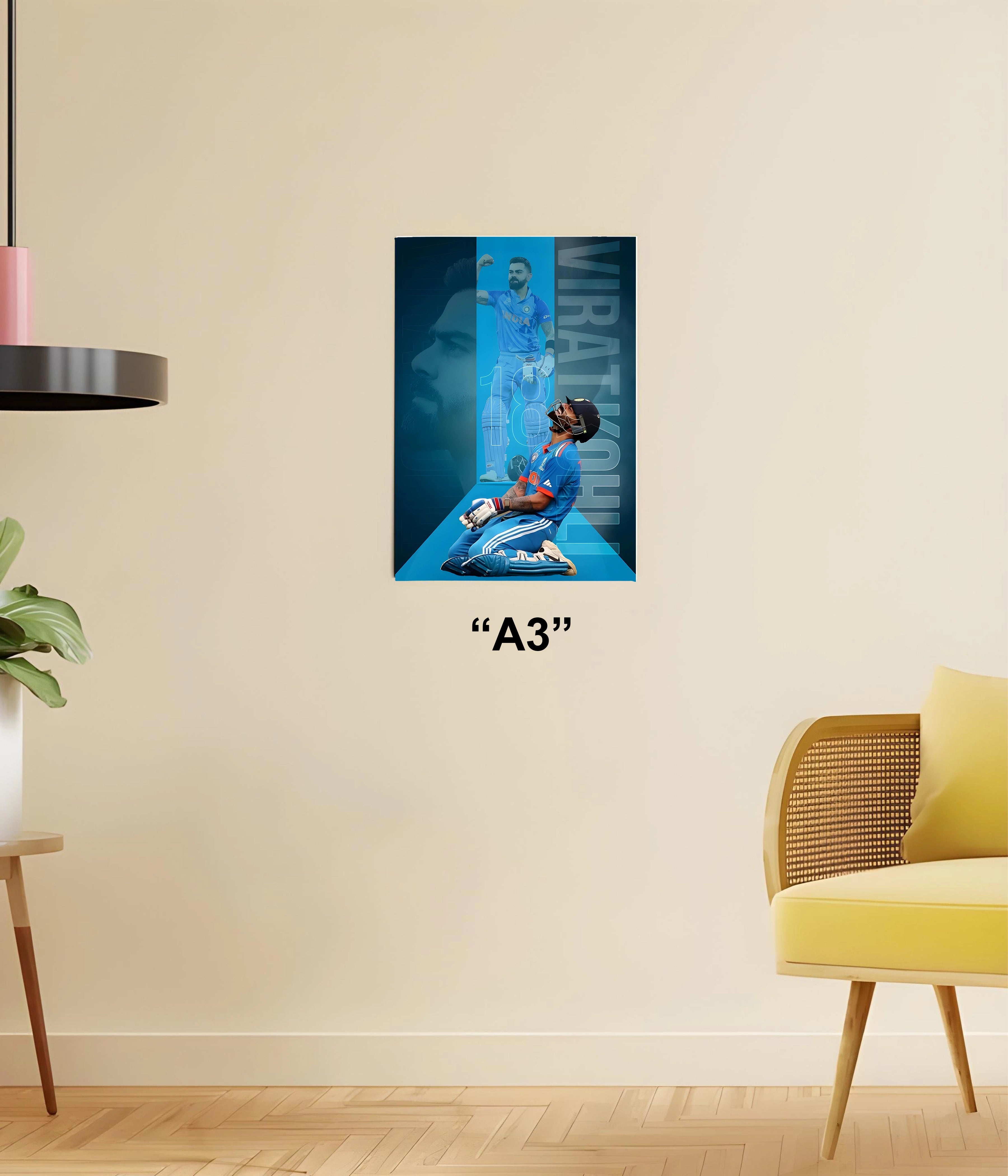 Virat Kohli – The Chase Master Poster A3 Size - Everanta