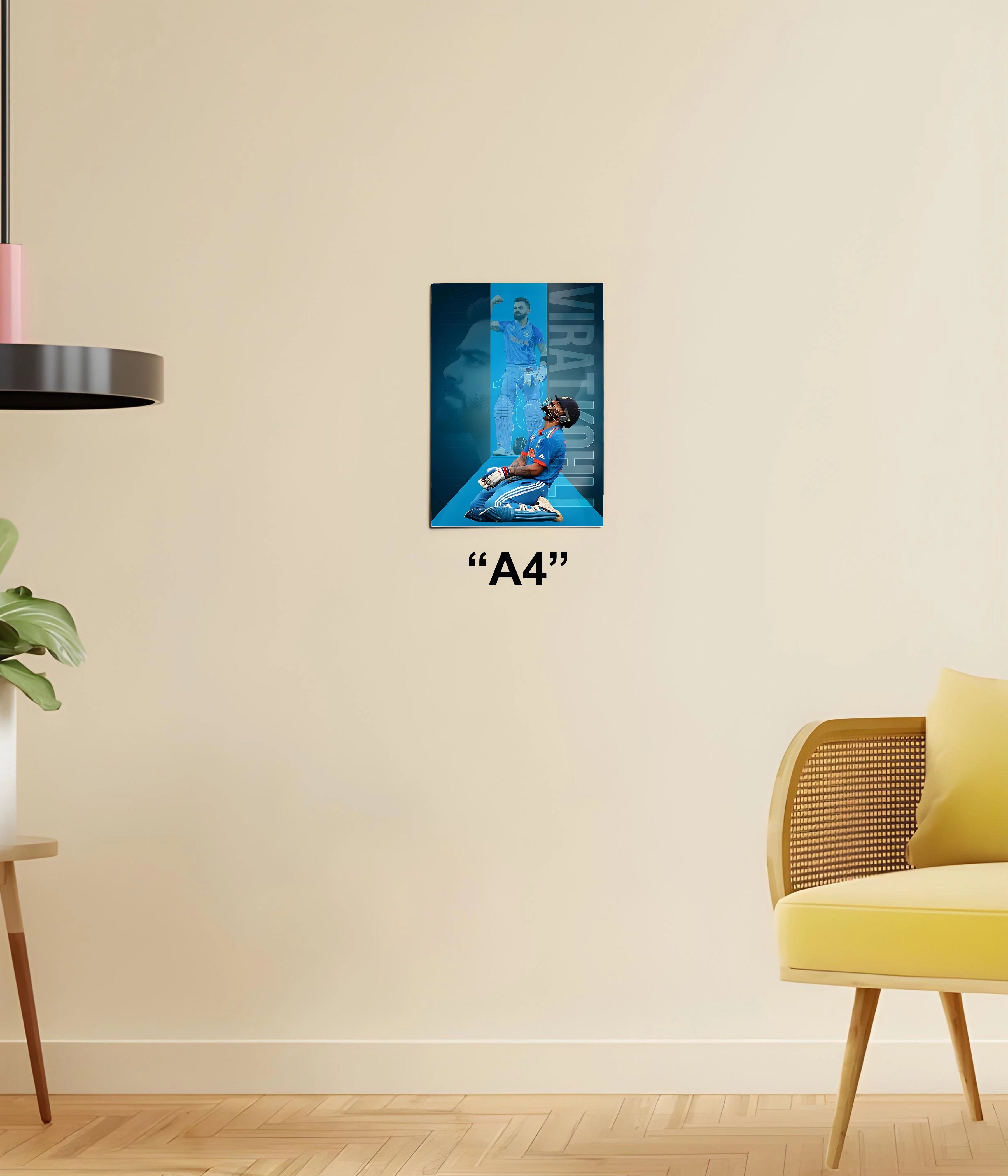 Virat Kohli – The Chase Master Poster A4 Size - Everanta