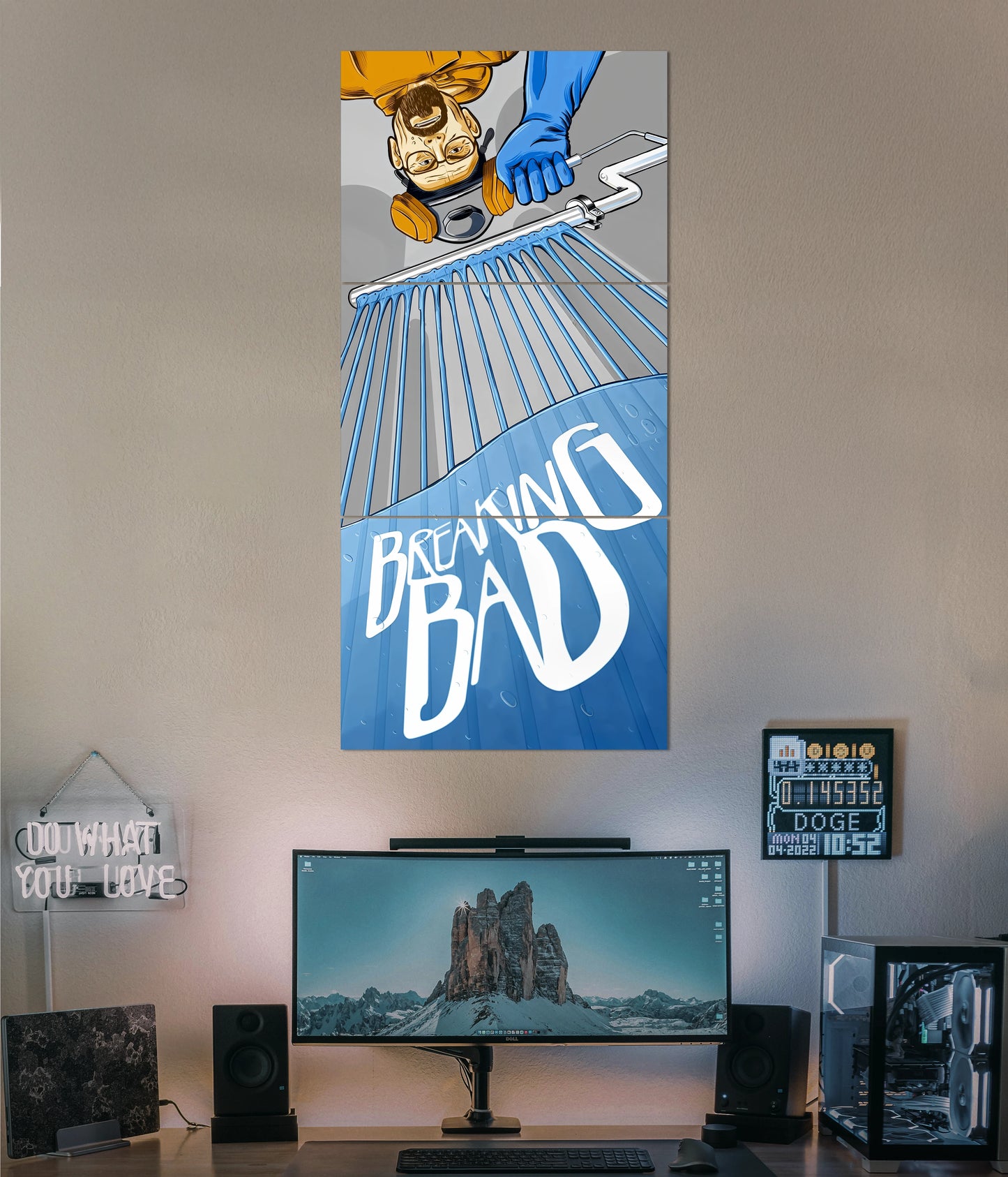 Walter White - Breaking Bad Split Poster Main Image - Everanta