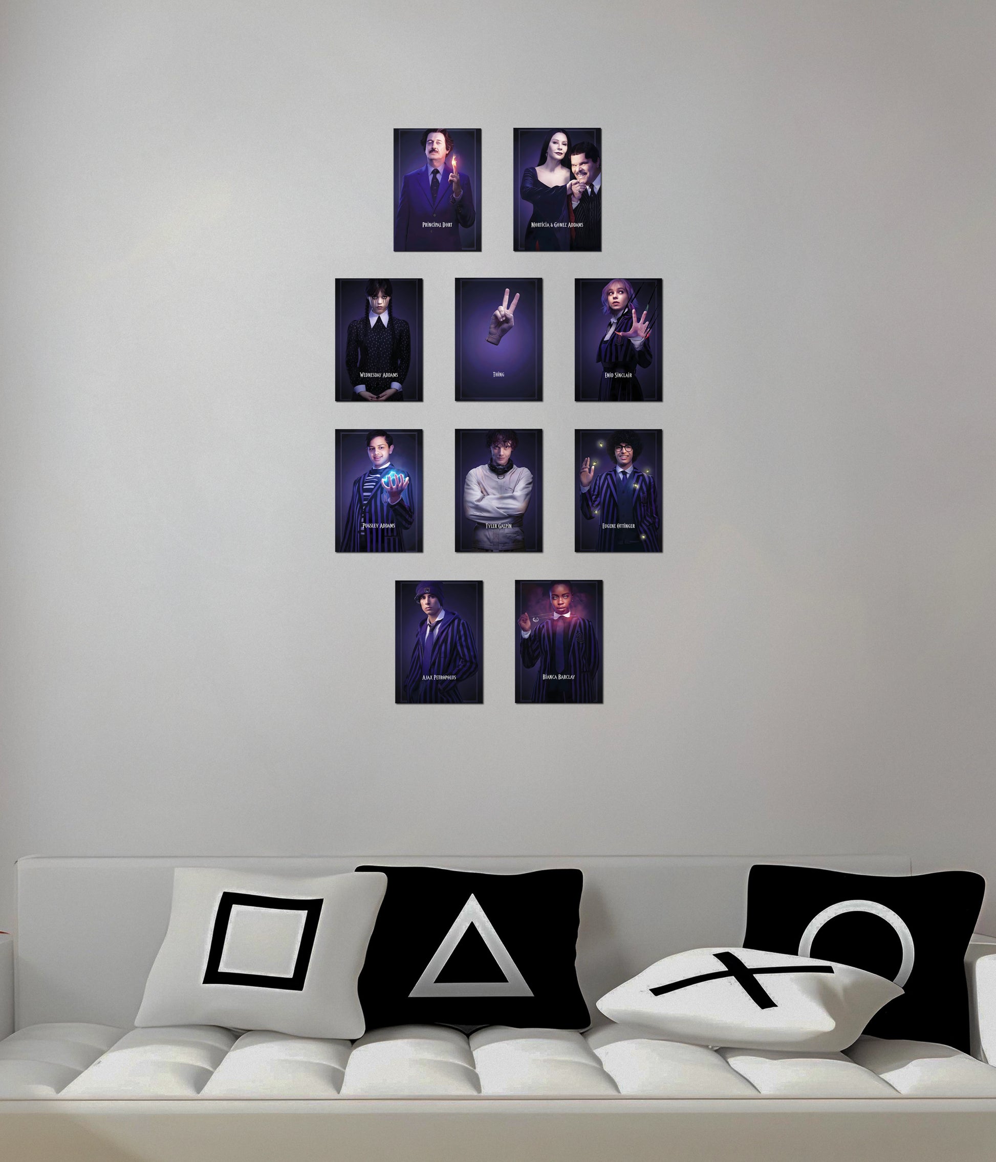 Wednesday Poster Set of 10 – Nevermore Academy Wall Posters Main Image - Everanta