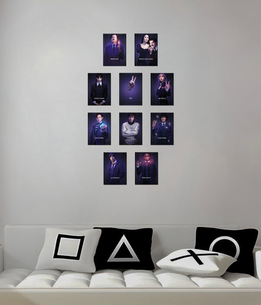 Wednesday Poster Set of 10 – Nevermore Academy Wall Posters Main Image - Everanta