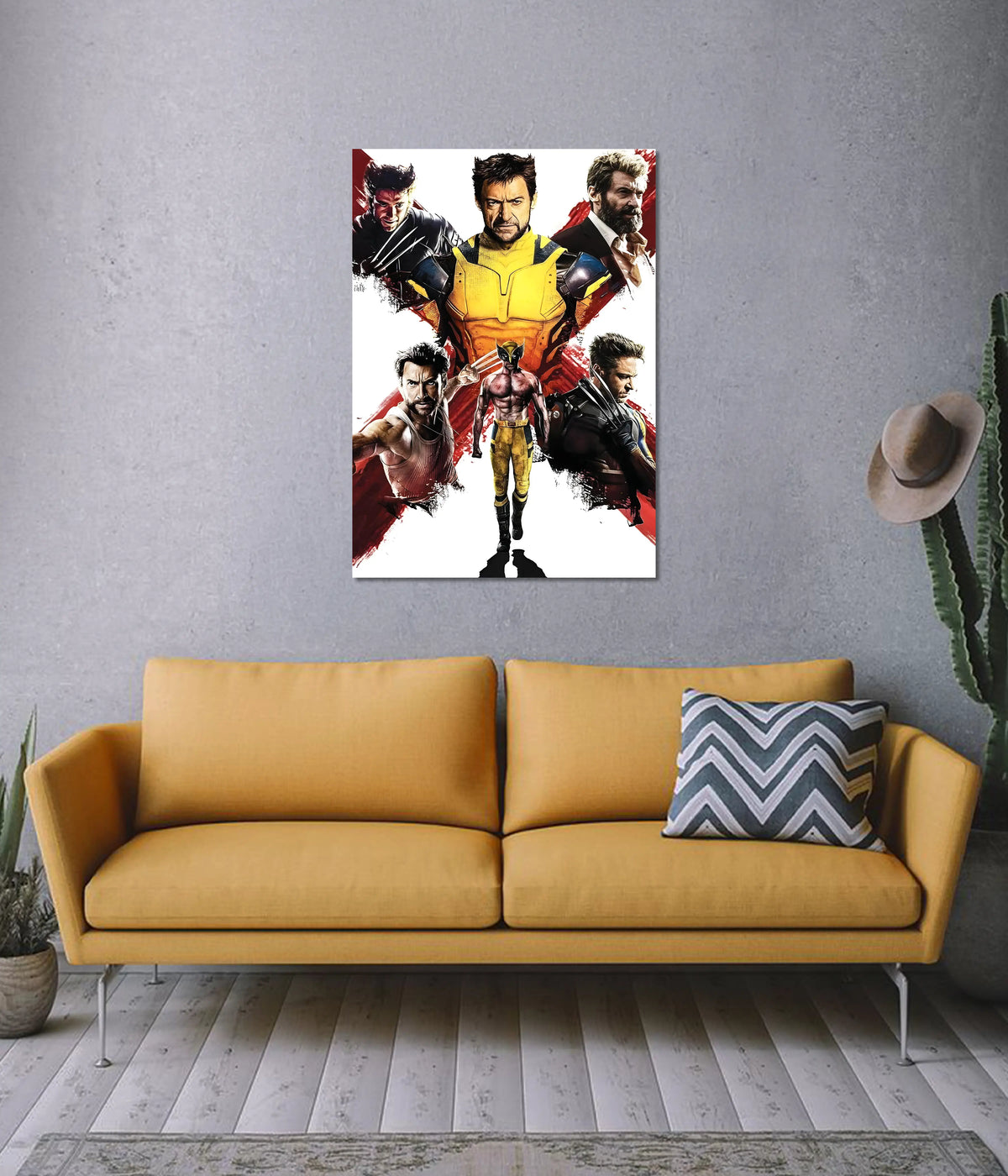 Wolverine Evolution Poster – X-Men Marvel Superhero Wall Art on Wall - Everanta