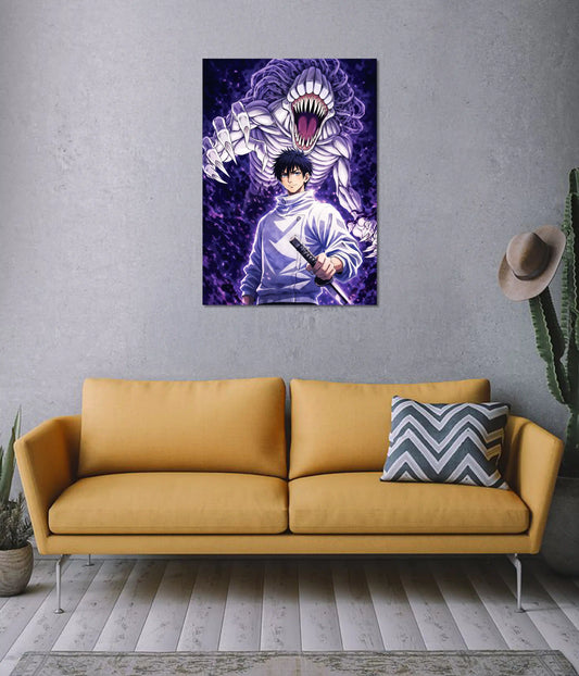 Yuta Okkotsu & Rika Cursed Power Poster on Wall - Everanta