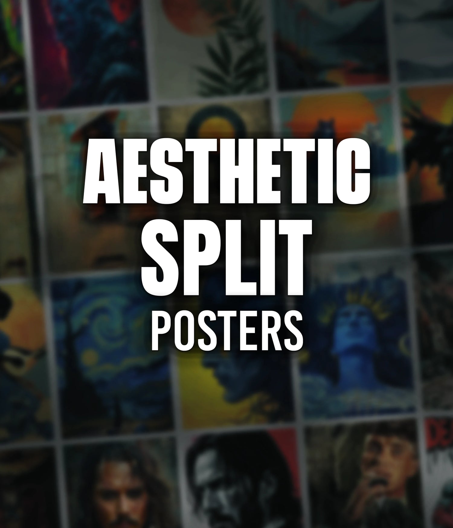 Aesthetic Split Posters in India - Everanta