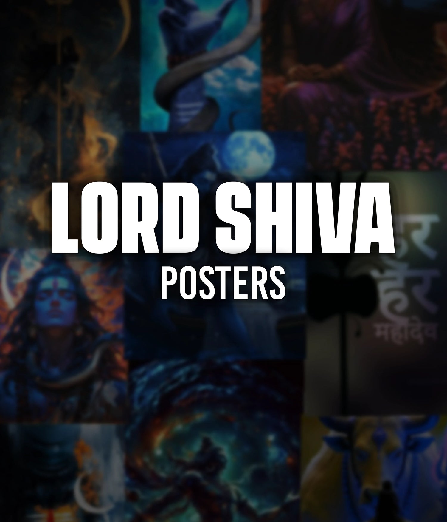 Sawan Special Lord Shiva Posters - Everanta