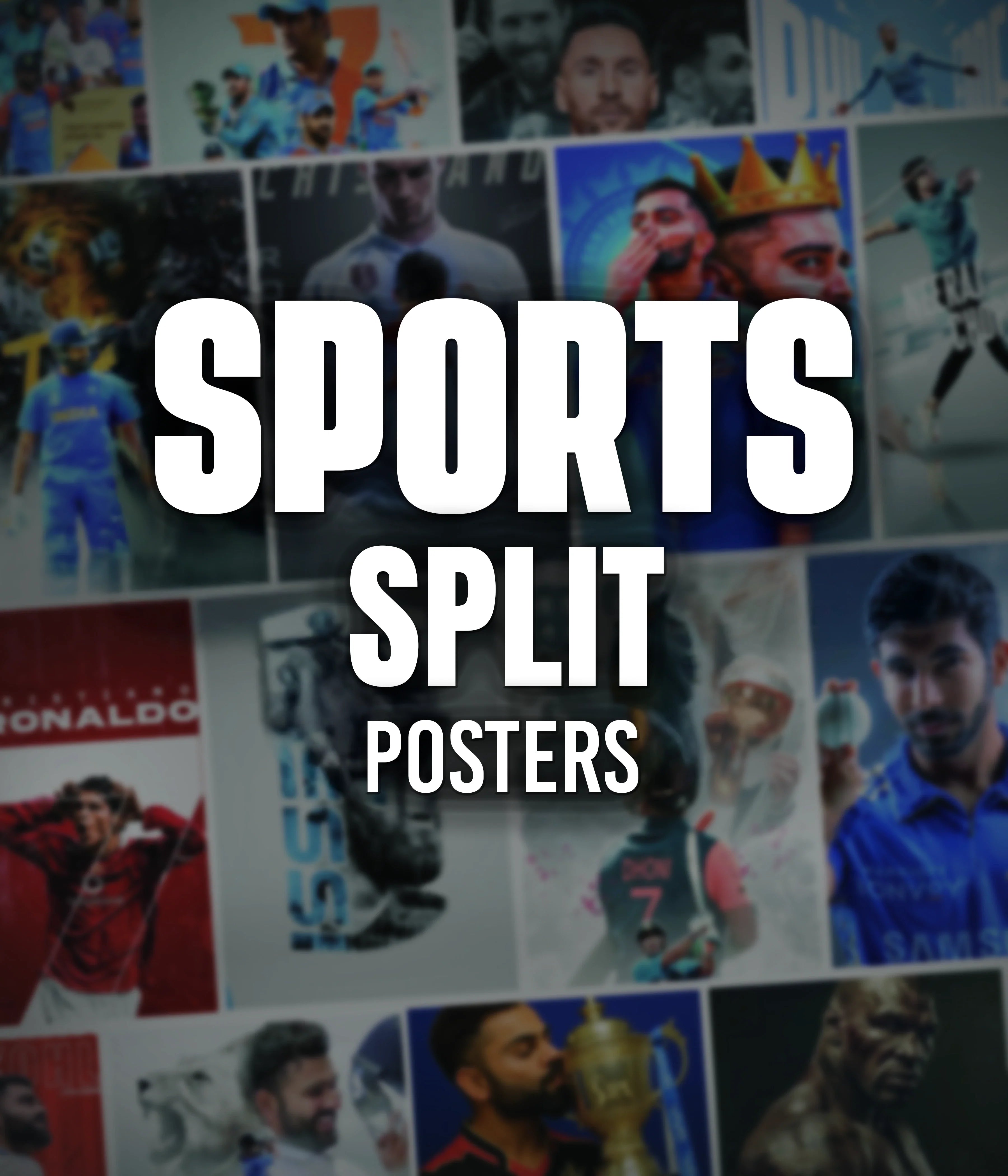 Best Quality Sports Split Wall Posters | Very Low Prices on Everanta