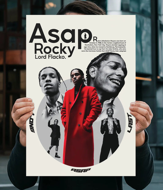 A$AP Rocky Lord Flacko Poster Main Image - Everanta