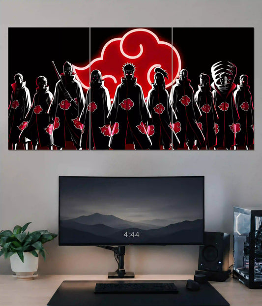 Akatsuki Phantom Troupe Naruto Split Poster Main Image - Everanta