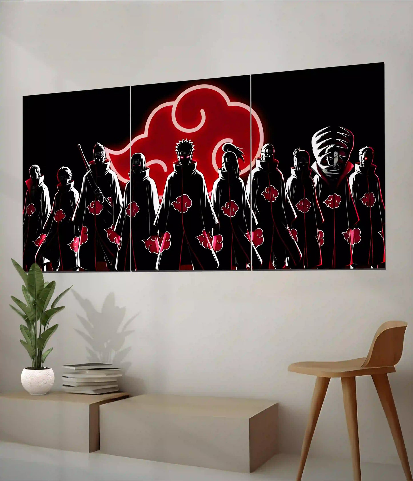 Akatsuki Phantom Troupe Naruto Split Poster on Wall - Everanta