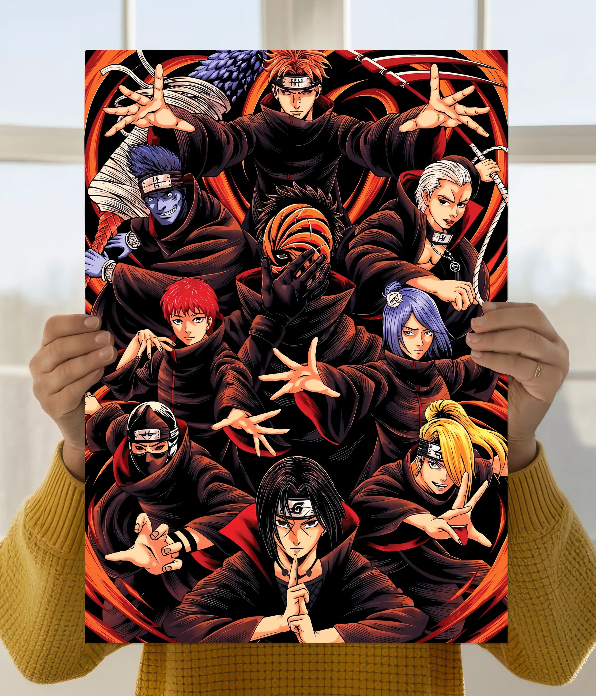 Akatsuki Reign – Naruto Villains Anime Poster Main Image - Everanta