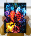 Akatsuki Rising – Naruto Villains Wall Poster