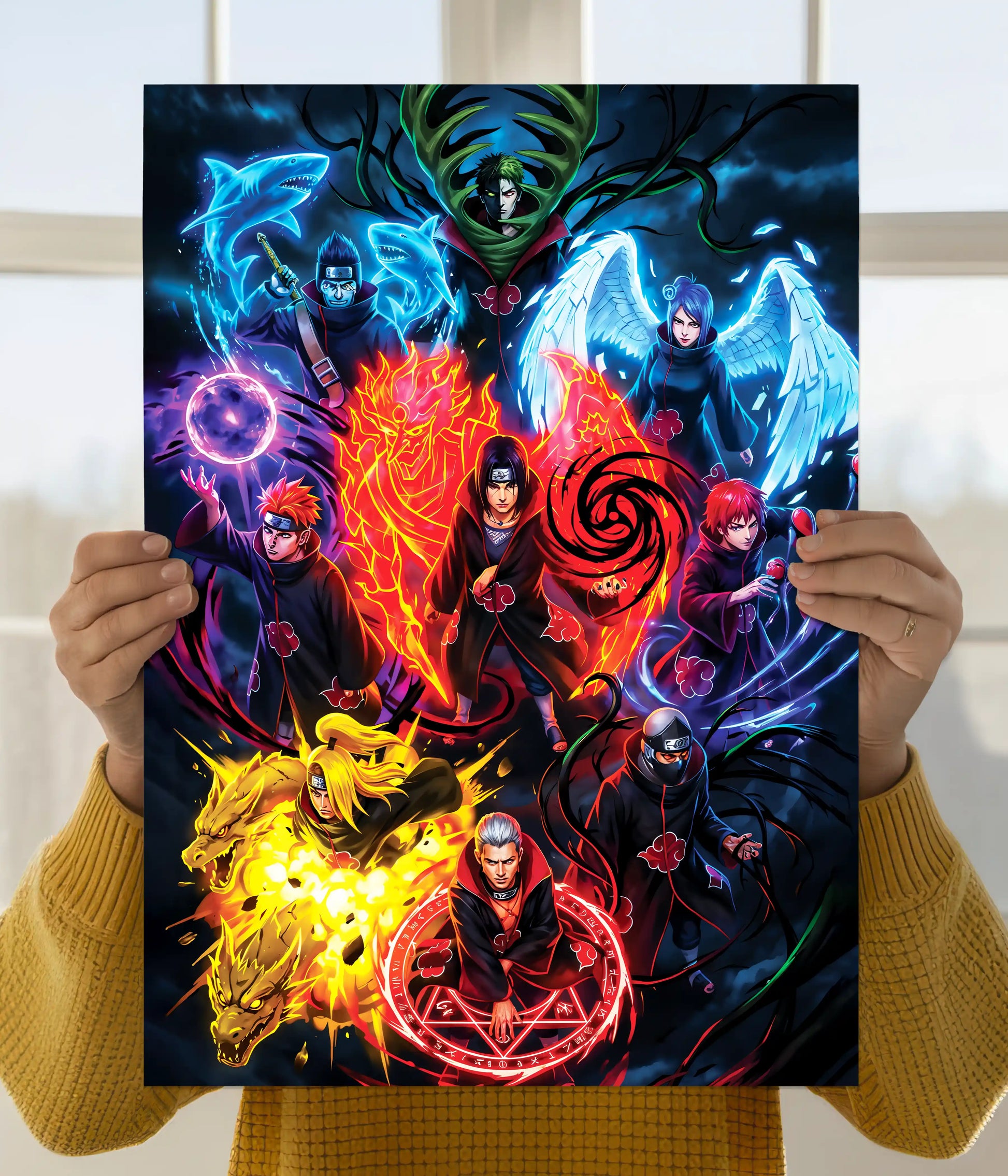 Akatsuki Rising – Naruto Villains Wall Poster Main Image - Everanta