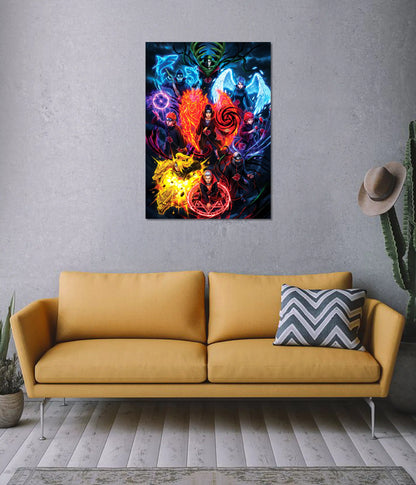 Akatsuki Rising – Naruto Villains Wall Poster on Wall - Everanta