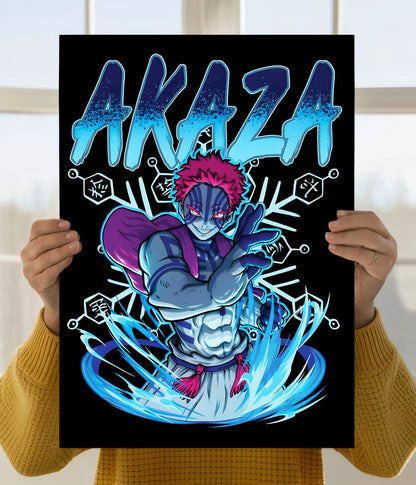 Akaza Demon Slayer Wall Poster Main Image - Everanta