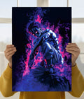 Akaza Inferno Demon Slayer Wall Poster