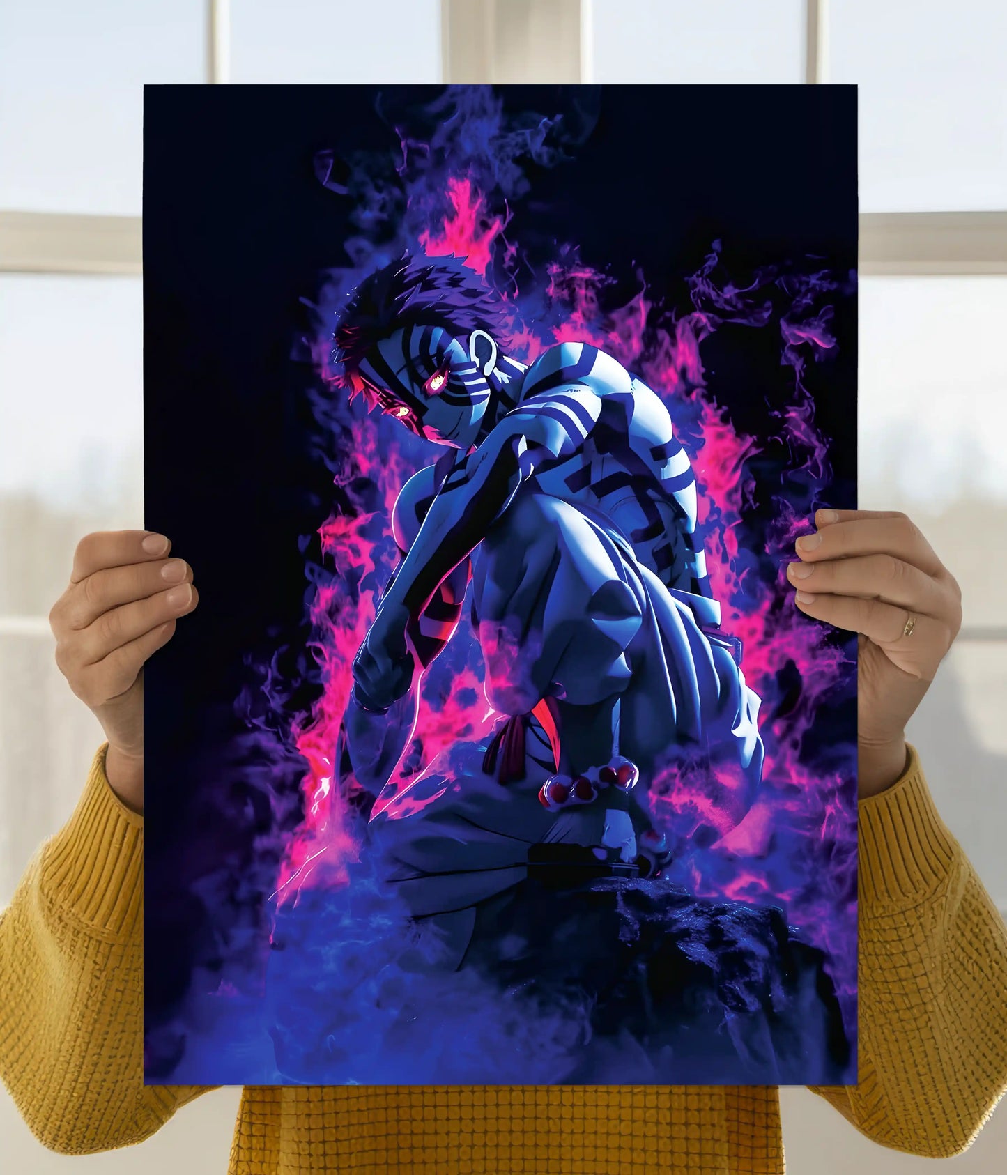Akaza Inferno Demon Slayer Wall Poster Main Image - Everanta