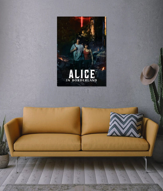 Alice in Borderland Web Series Poster on Wall - Everanta