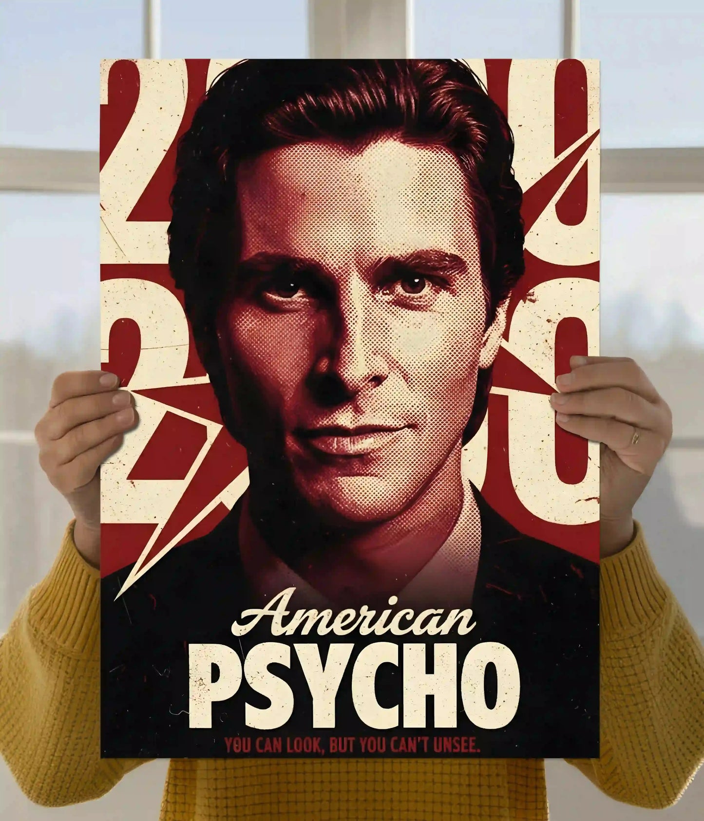 American Psycho Vintage Movie Wall Poster Main Image - Everanta