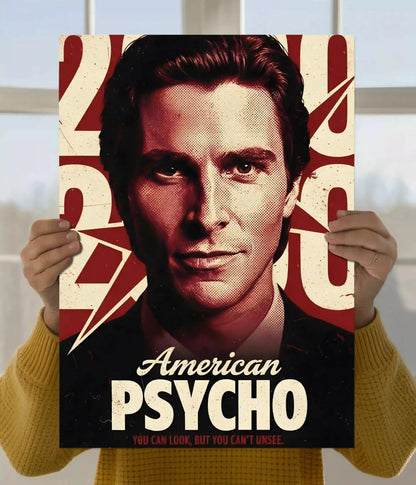 American Psycho Vintage Movie Wall Poster Main Image - Everanta