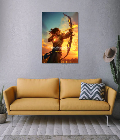 Angraj Karna – The Unheard Hero Devotional Poster on Wall - Everanta