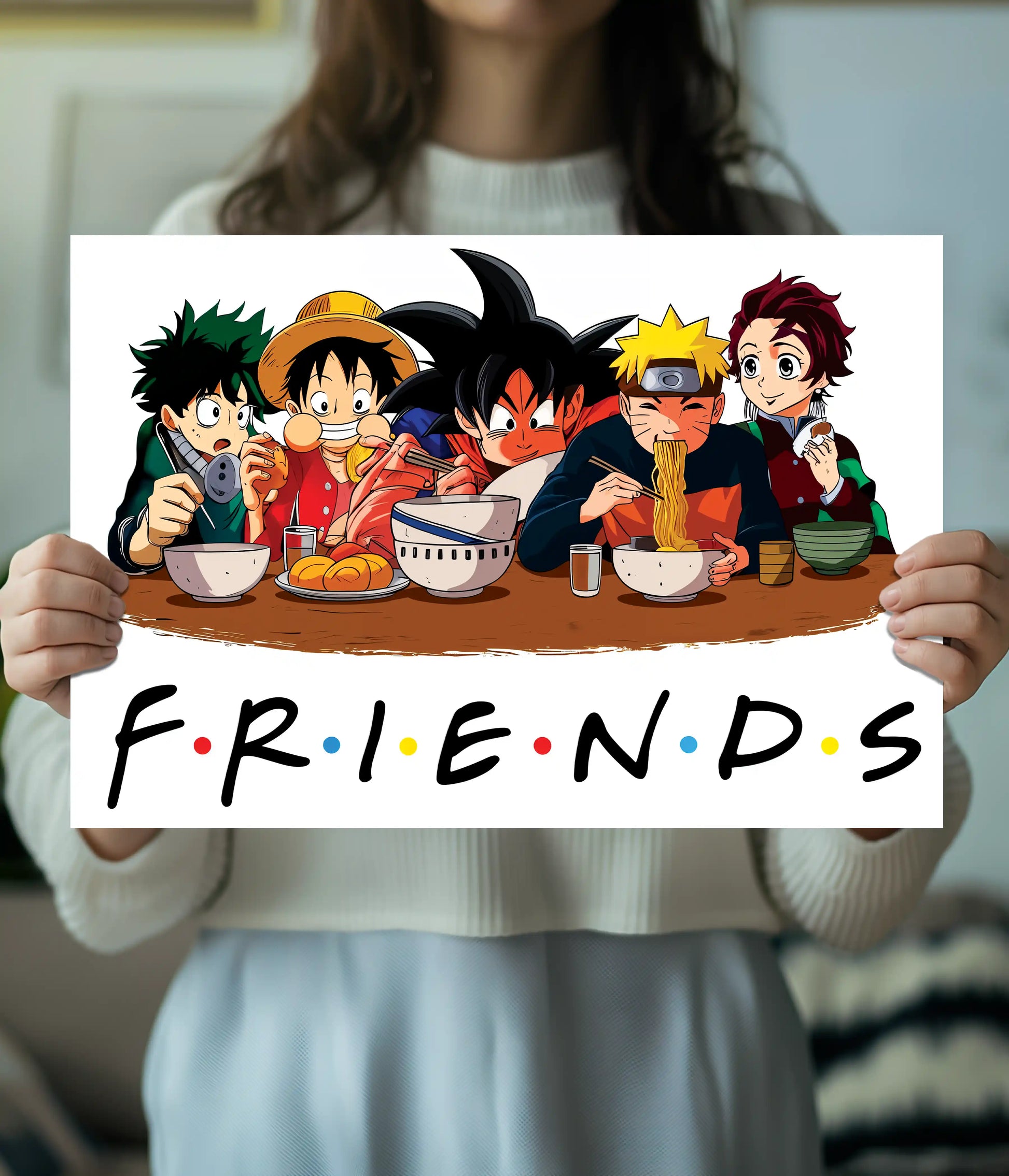 Anime Friends – Crossover Wall Poster Main Image - Everanta