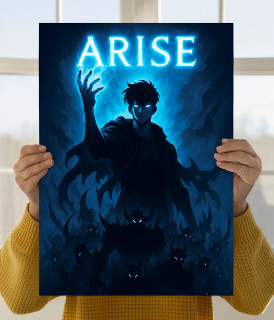 Arise Shadow Monarch Anime Poster - Solo Leveling Main Image - Everanta