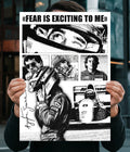 Ayrton Senna – Fearless Quote F1 Racing Poster