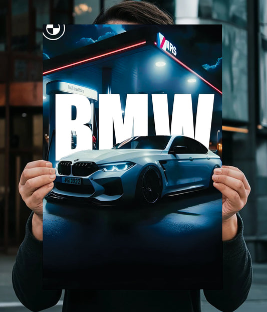 BMW M-Series Wall Poster – Premium Car Wall Art Main Image - Everanta