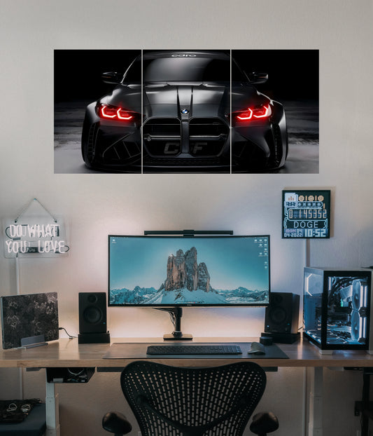 BMW M2 Black Beast – Split Wall Poster - Everanta