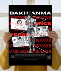 Baki Hanma Persistence Wall Poster
