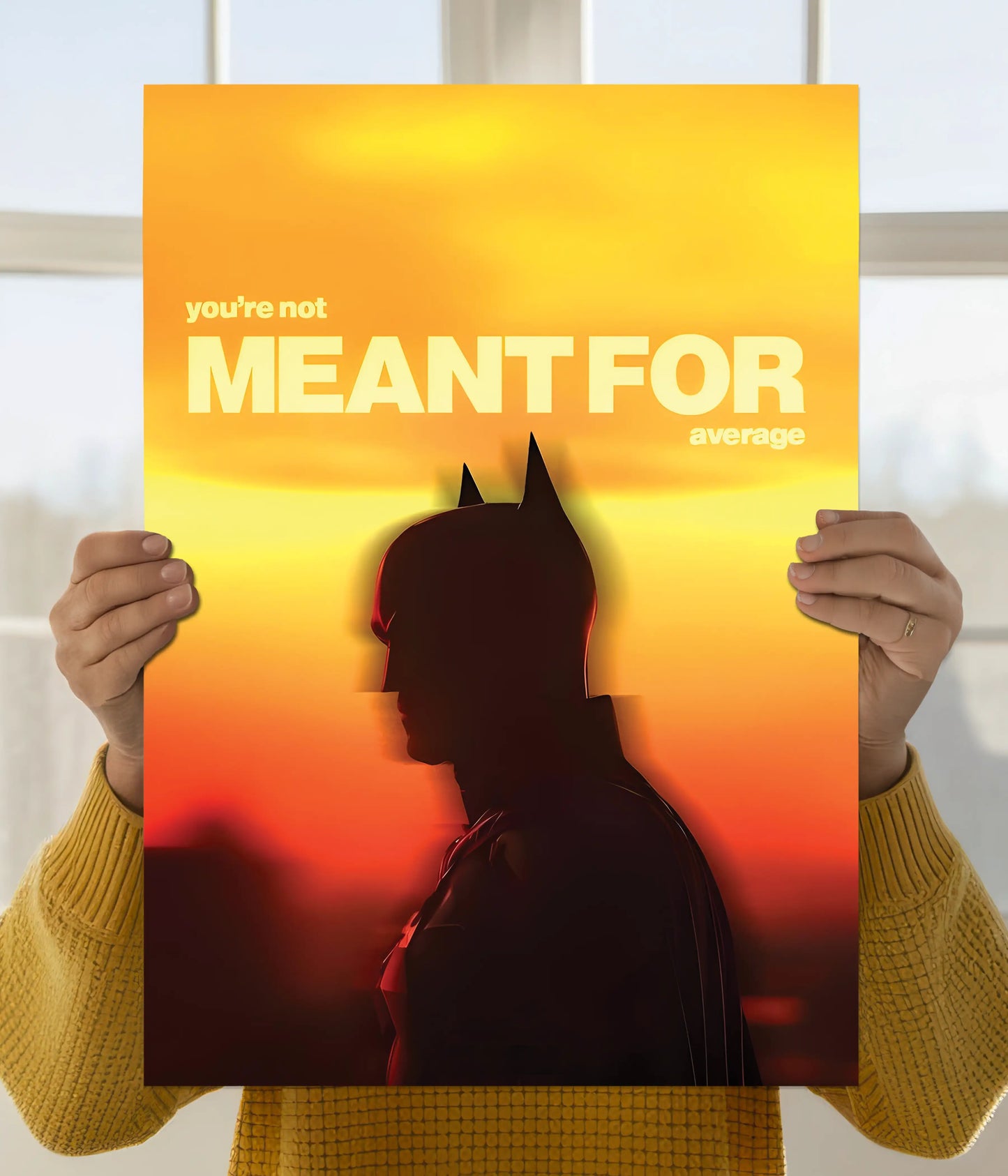 Batman “Meant for More” Motivational Poster Main Image - Everanta