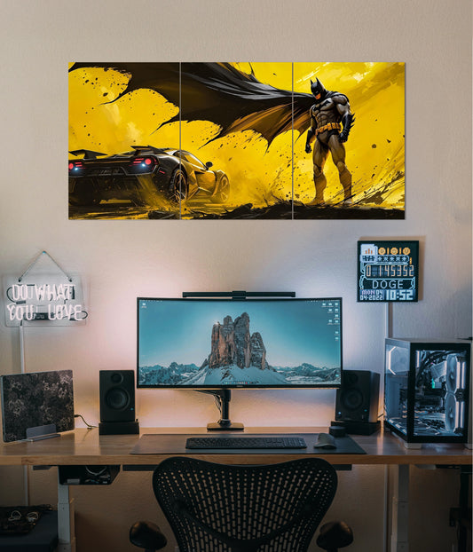 Batman Vengeance Ride – Superhero Split Poster - Everanta