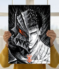 Berserk Guts Dark Duality Anime Wall Poster