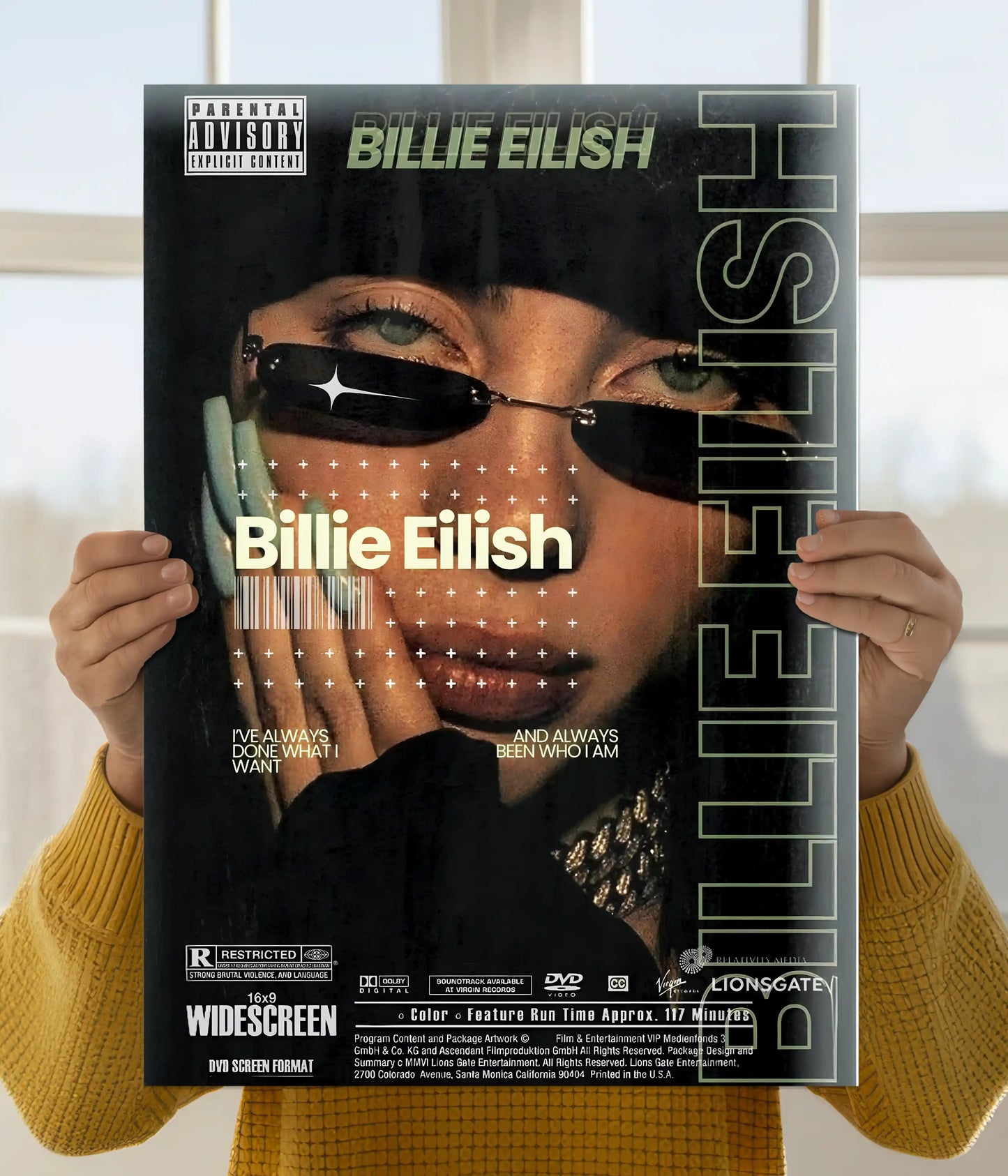 Billie Eilish Dark Editorial Wall Poster Main Image - Everanta