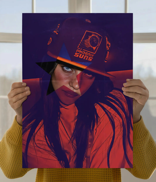 Billie Eilish Phoenix Suns Aesthetic Poster Main Image - Everanta