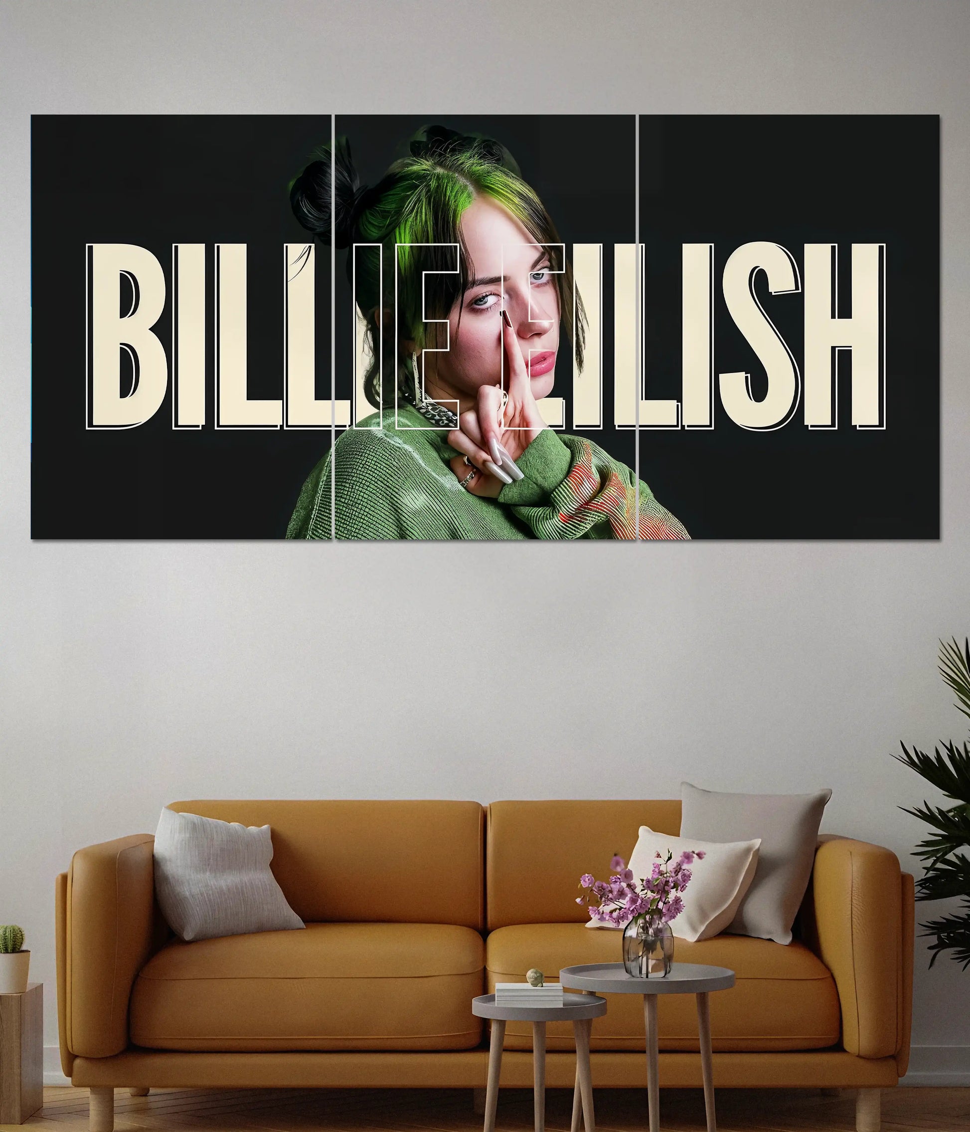 Billie Eilish Split Poster - Everanta
