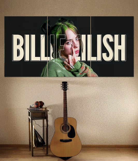 Billie Eilish Split Poster Main Image - Everanta