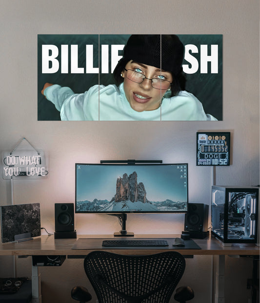 Billie Eilish Split Wall Poster Main Image - Everanta