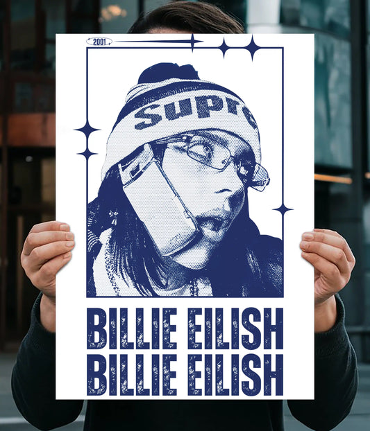 Billie Eilish Y2K Pop Wall Poster Main Image - Everanta