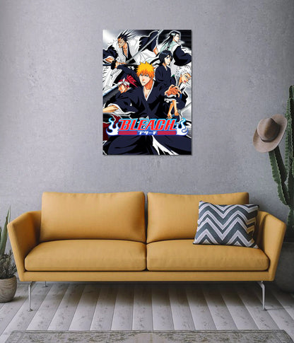 Bleach Soul Reapers Anime Wall Poster on Wall - Everanta