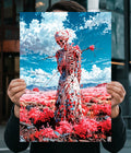 Blossoming Skeleton Aesthetic Wall Poster