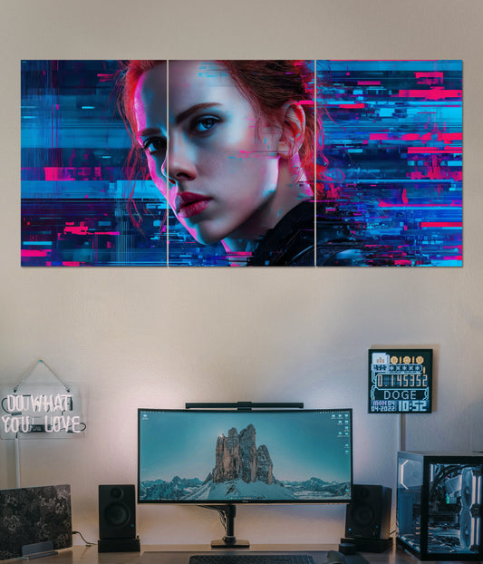 Bold & Fearless - Black Widow Split Wall Poster Main Image - Everanta