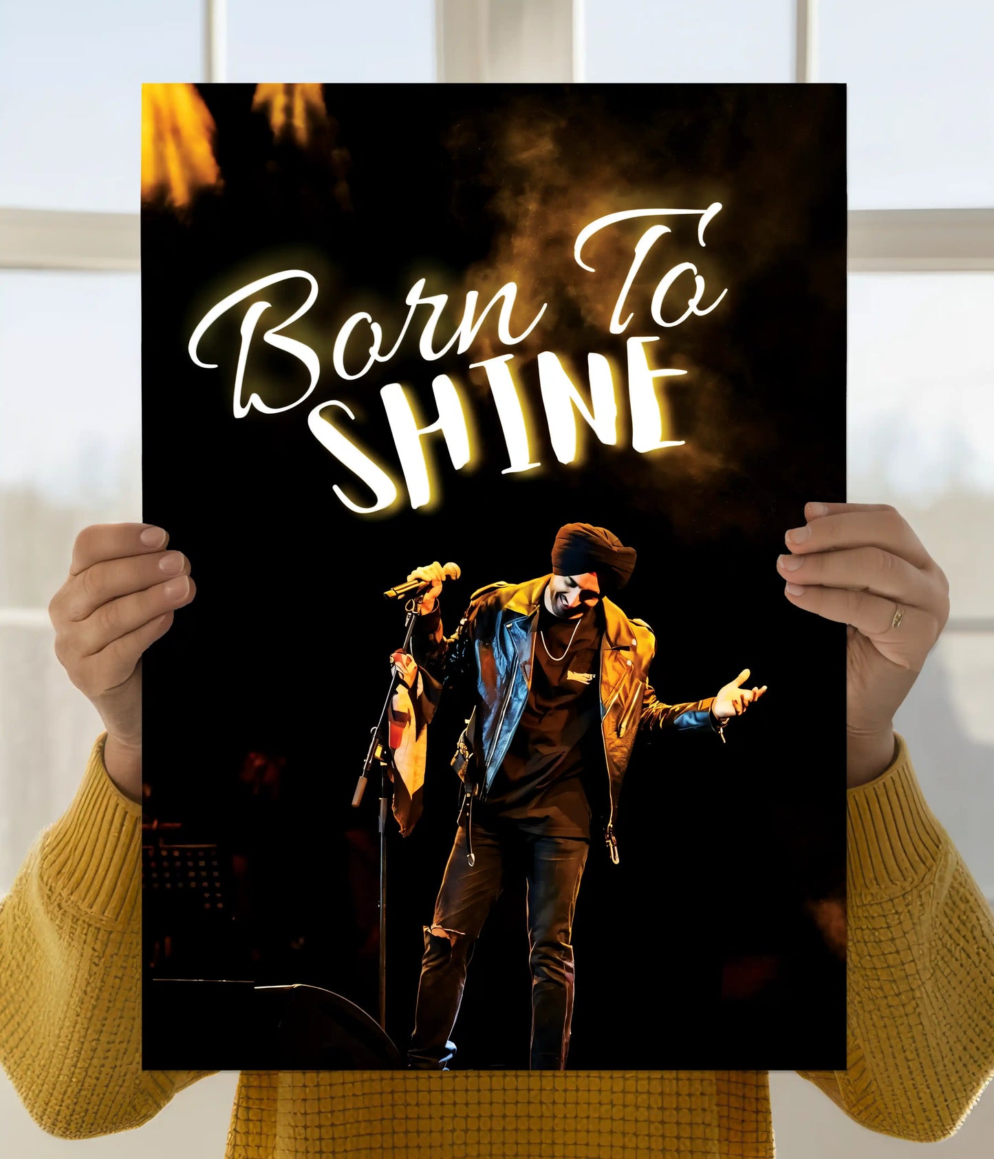 Born To Shine – Diljit Dosanjh Concert Wall Poster Main Image - Everanta