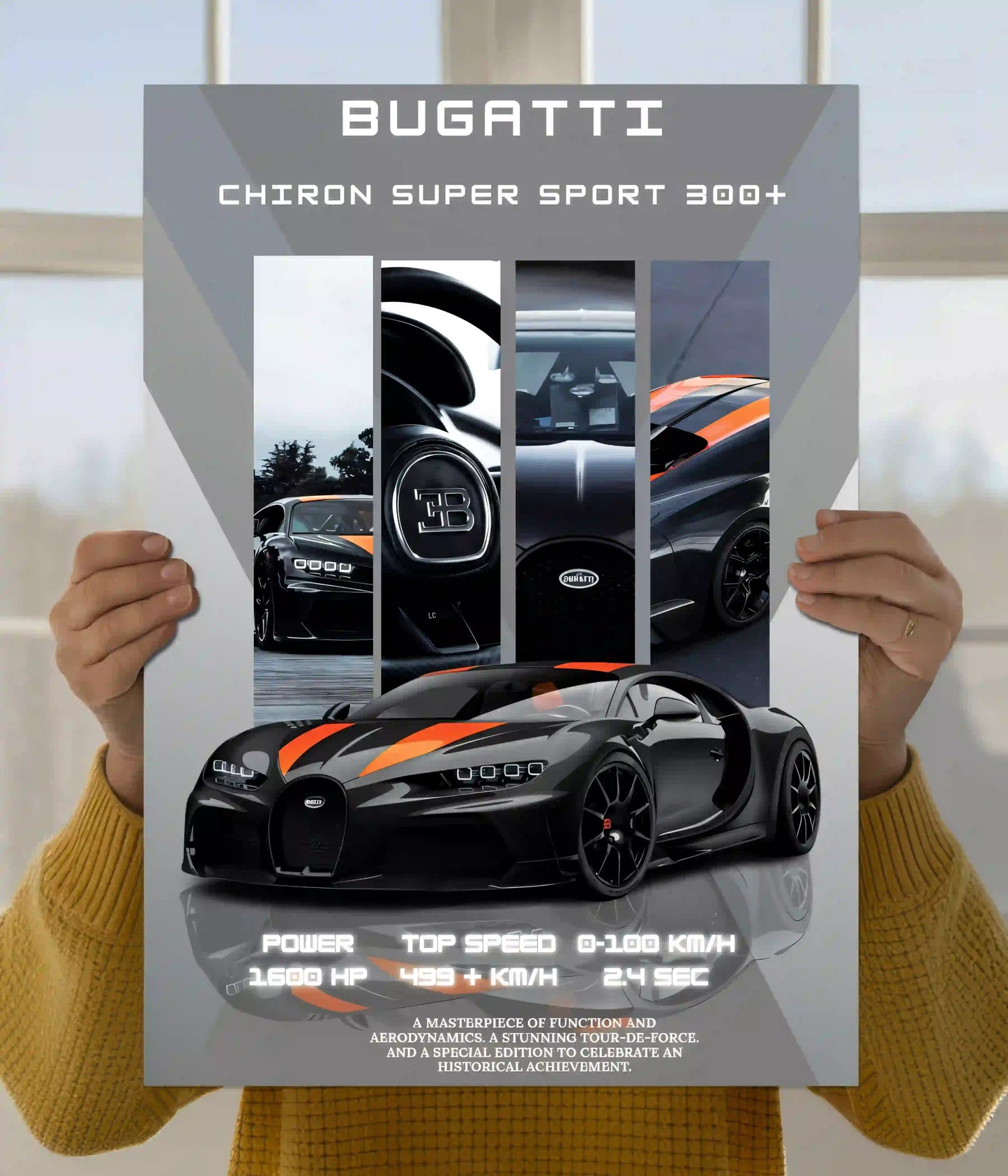 Bugatti Chiron Super Sport 300+ Poster Main Image - Everanta