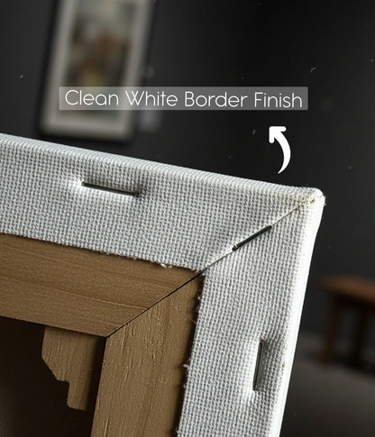 Canvas Print's Clean White Border Finish - Everanta