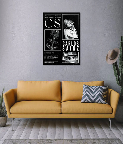 Carlos Sainz – Smooth Operator F1 Racing Poster on Wall - Everanta