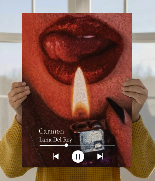 Carmen Lana Del Rey Aesthetic Poster Main Image - Everanta