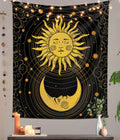 Celestial Sun & Moon Cosmic Balance Wall Tapestry