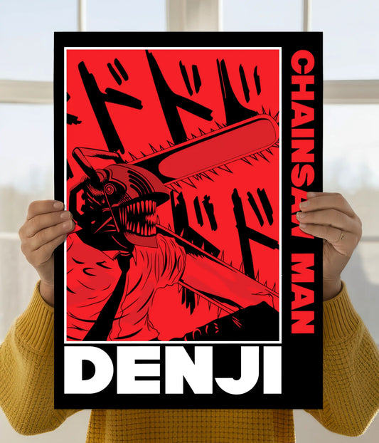 Chainsaw Man Denji Anime Wall Poster Main Image - Everanta