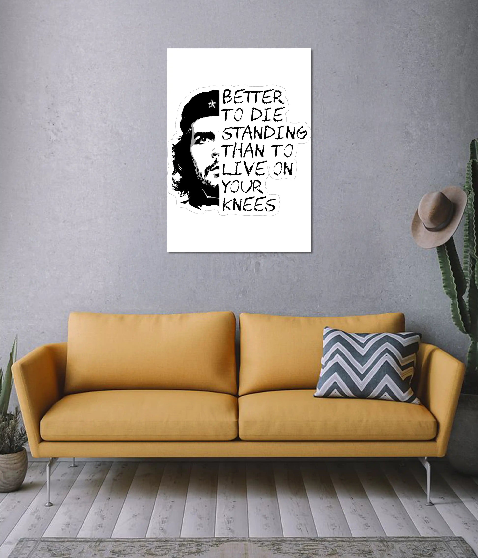 Che Guevara Quote Motivational Poster on Wall - Everanta